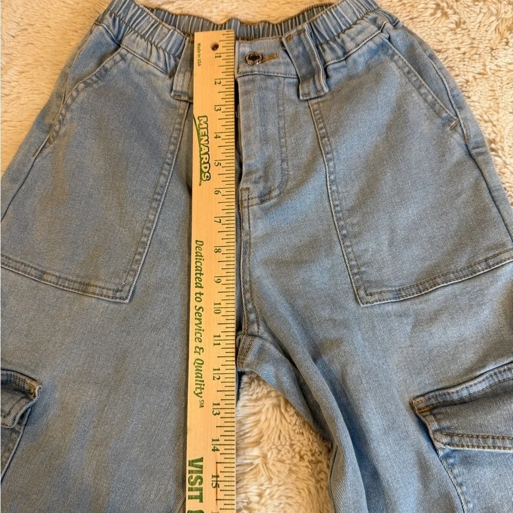 No Boundaries Light Blue Cargo Pants